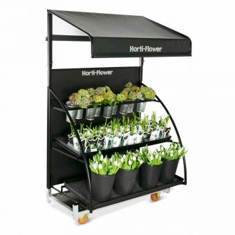 Horti-Flower Armoire de présentation Chariot de vente