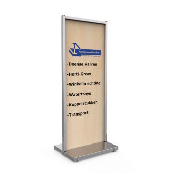 Panneau d'affichage trottoir