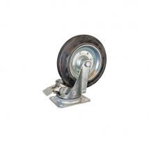 Roulette pivotante de qualité supérieure avec frein pour les conteneurs à déchets