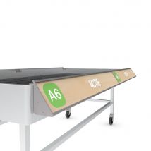 Bord de carte pour table de présentation