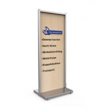 Panneau d'affichage trottoir